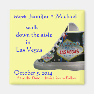 Weg hinunter den Gang:  Las Vegas-Hochzeiten Magnet
