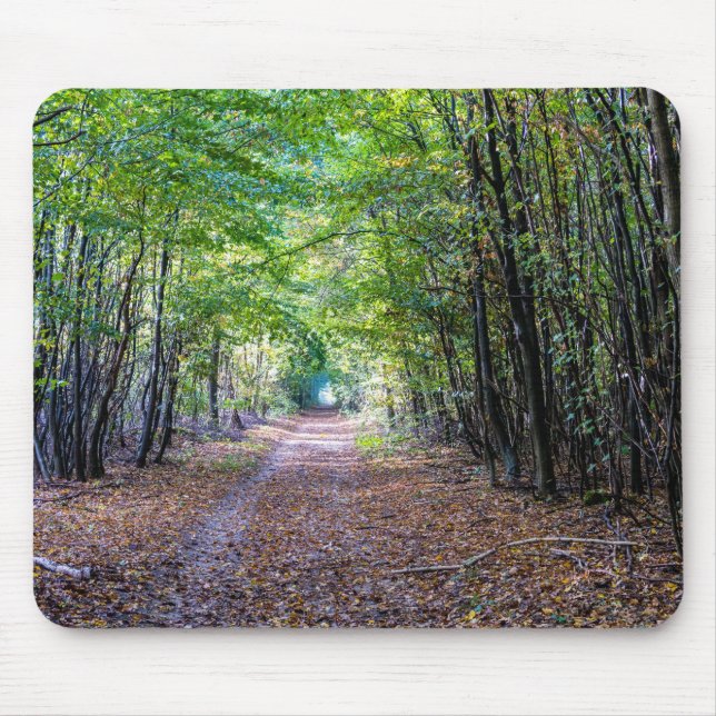 Weg im Herbstwald, Saint Germain Wald Mousepad (Vorne)