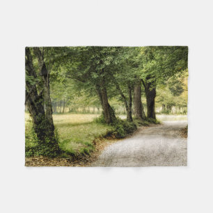 Weg im Land Fleecedecke