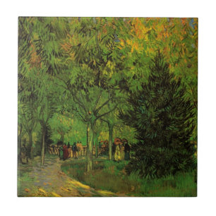 Weg im öffentlichen Garten, Arles von Vincent van  Fliese
