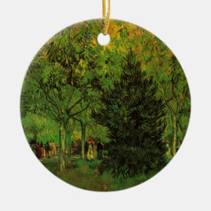 Weg im öffentlichen Garten, Arles von Vincent van  Keramik Ornament
