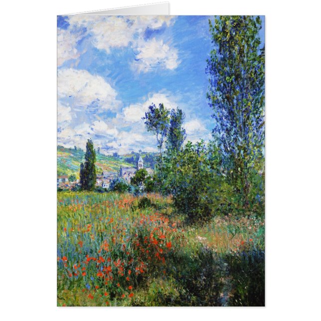 Weg in der Mohnblume fängt St Martin Claude Monet (Vorne)