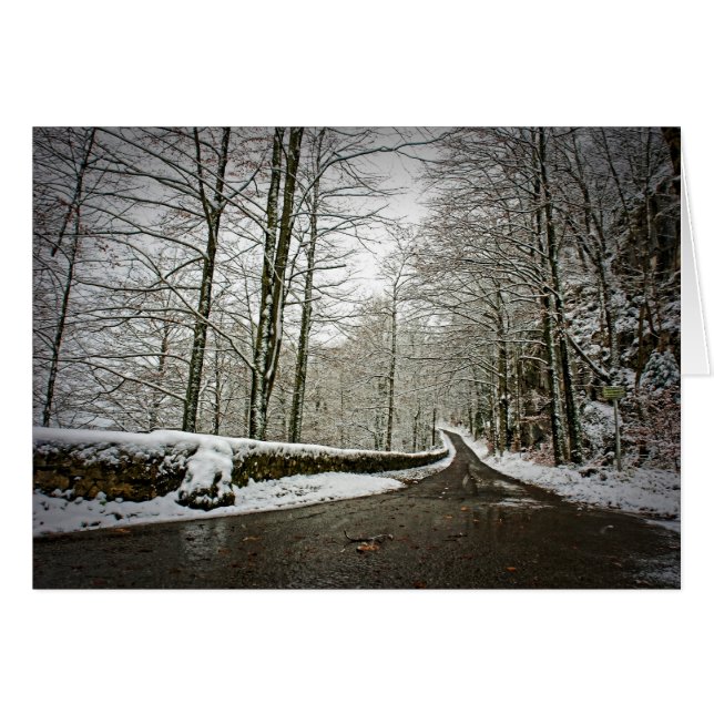 Weg in die Zukunft - Grußkarte (Vorderseite (Horizontal))