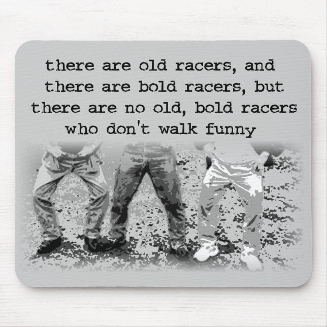 Weg-lustiger Schmutz-FahrradMotocross Mousepad (Vorne)