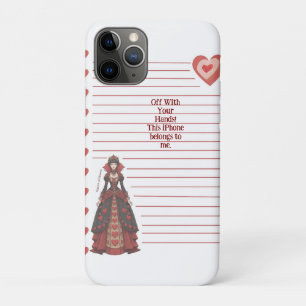 Weg mit deinen Händen! Herzenskönigin Case-Mate iPhone Hülle