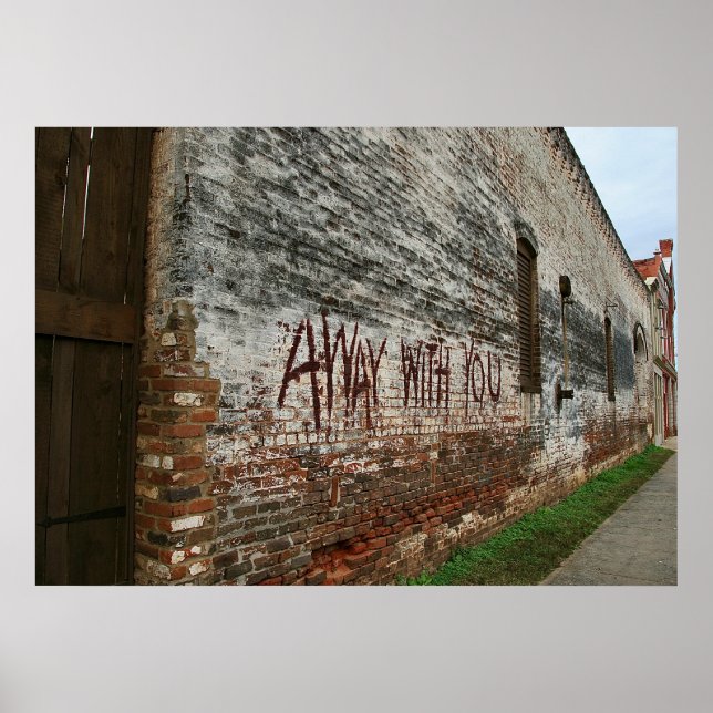 Weg mit dir poster (Vorne)