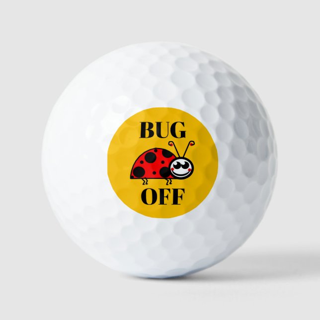 Weg mit Golfbällen Golfball (Vorderseite)
