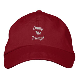 Weg mit Trump Bestickte Baseballkappe