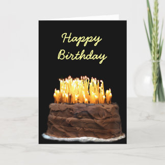 Weg über den Berg Geburtstag Karte