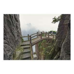 Weg und kleine Brücke, Gelber Berg, 2 Fotodruck