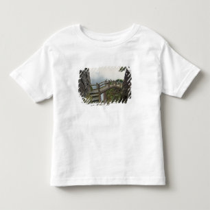 Weg und kleine Brücke, Gelber Berg, 2 Kleinkind T-shirt