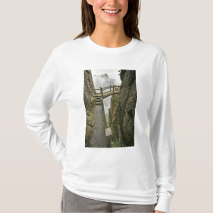 Weg und kleine Brücke, Gelber Berg, T-Shirt