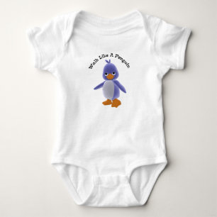 Weg wie ein Penguin-Raupen-T - Shirt