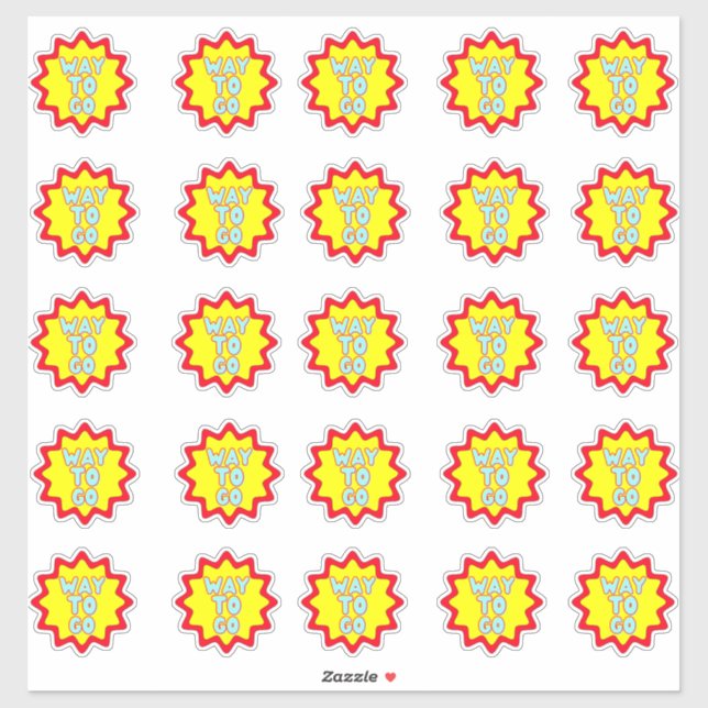 Weg zu einem farbenfrohen Teacher Stickers Pack Aufkleber (Blatt)