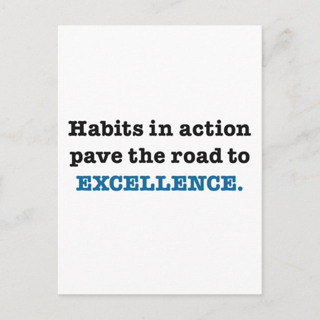 Weg zu Exellenz Postkarte (Vorderseite)