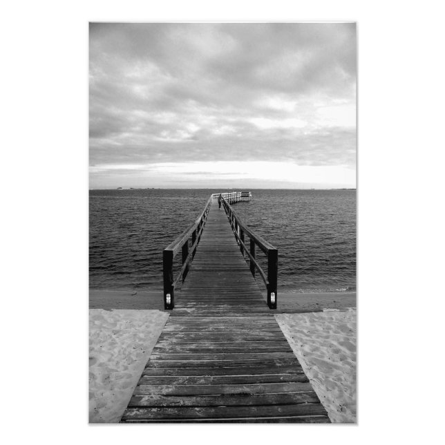 Weg zum Fluss Fotodruck (Vorne)