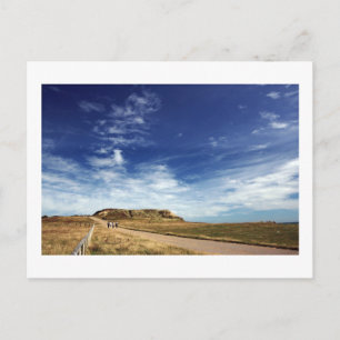 Weg zum Hengistbury Head Postkarte