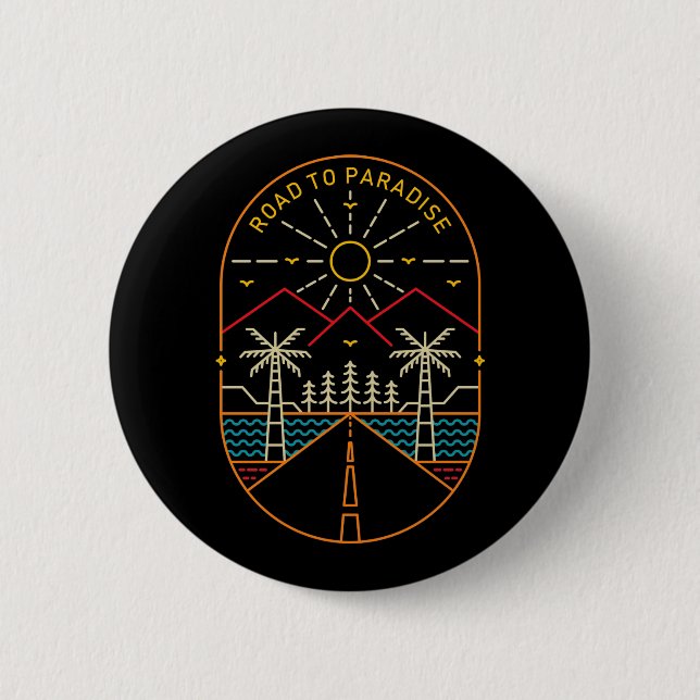 Weg zum Paradies Button (Vorderseite)