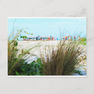 Weg zum Pier Postkarte