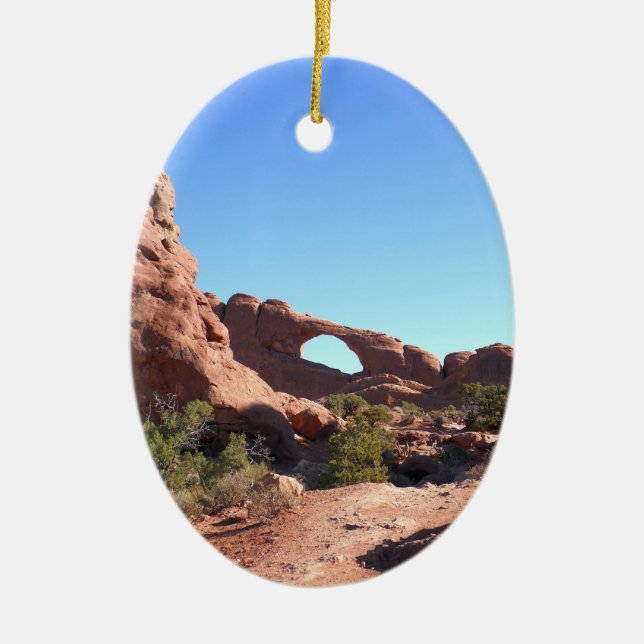 Weg zum Skyline Arch Keramik Ornament (Vorne)