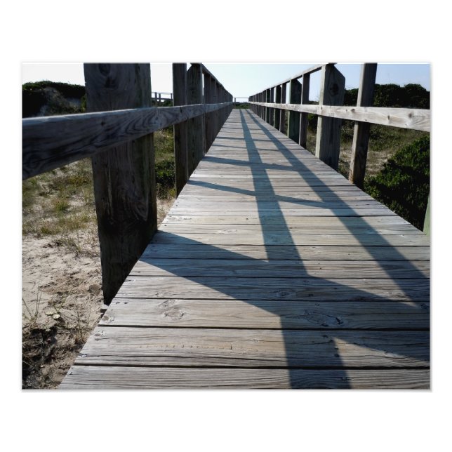 Weg zum Strand Fotodruck (Vorne)