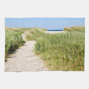 Weg zum Strand Geschirrtuch