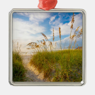Weg zum Strand Ornament Aus Metall