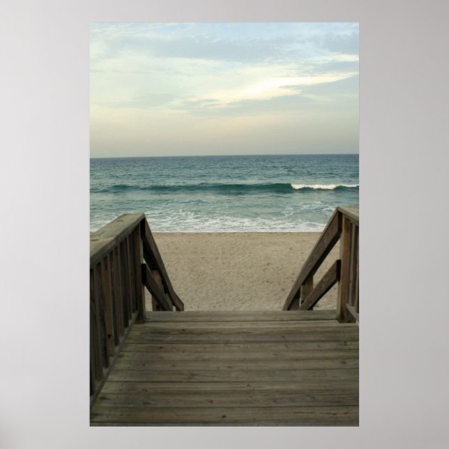 Weg zum Strand Poster (Vorne)
