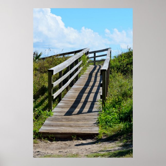 Weg zum Strand Poster (Vorne)