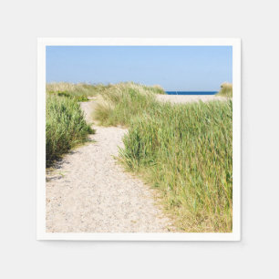 Weg zum Strand Serviette