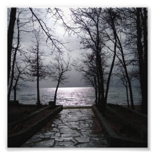 Weg zum Tahoe-See Fotodruck