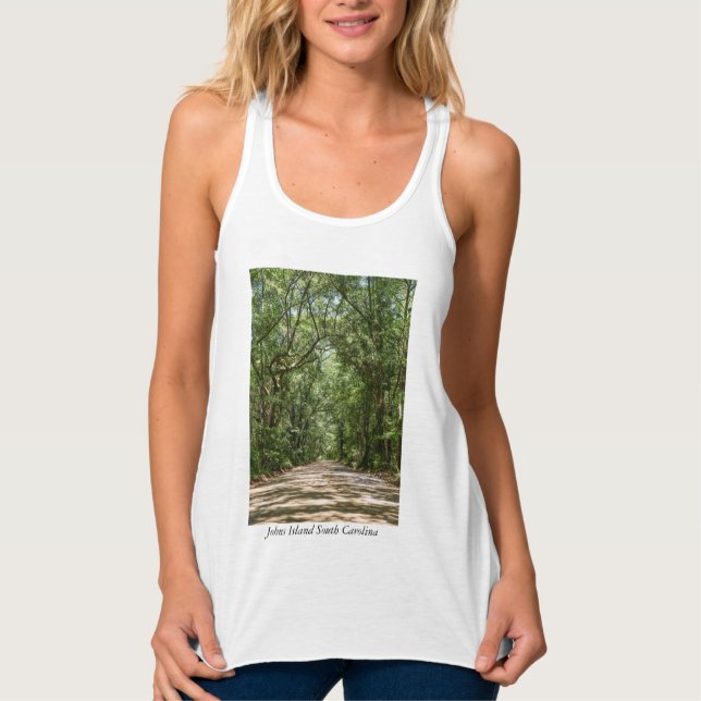 Weg zur Angel-Eiche Tank Top (Vorderseite)