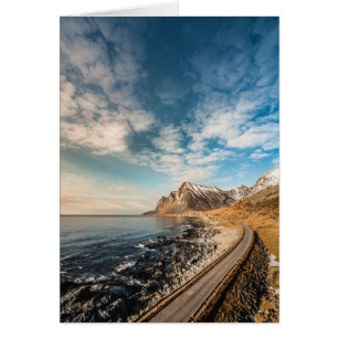 Weg zur Landschaftskarte Vikten Norwegen