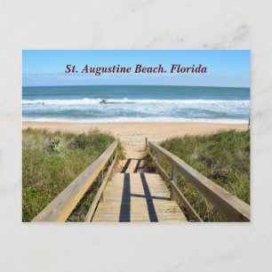 Weg zur Strandpostkarte Postkarte