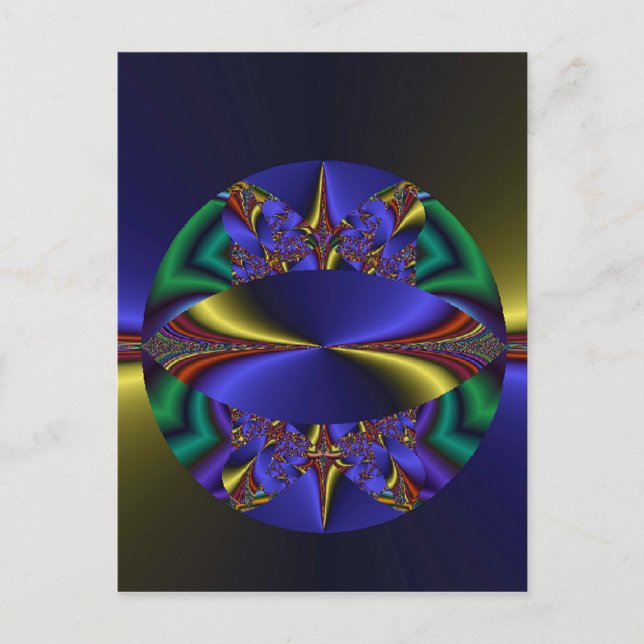 Weg zur Unendlichkeit Postkarte (Vorderseite)