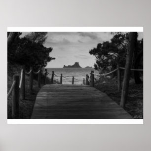 Weg zur Ziegen-Insel Poster
