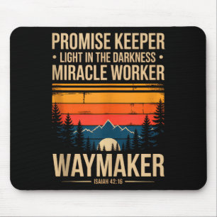 Wegbereiter Verheißungshalter Wunderwirker Gott Ch Mousepad