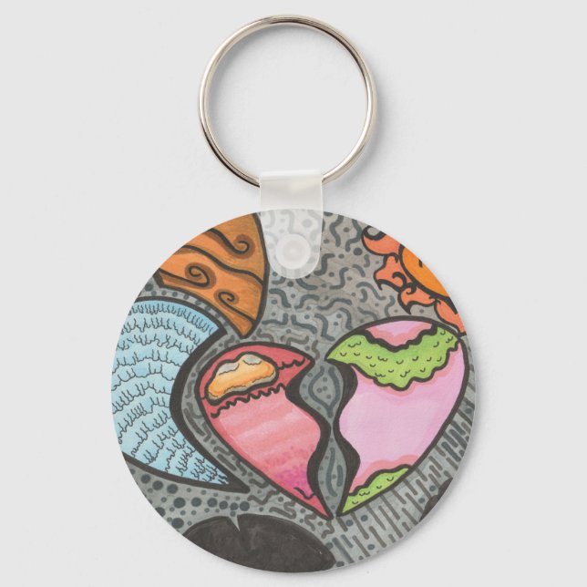 Wege des Herzens Schlüsselanhänger (Vorderseite)