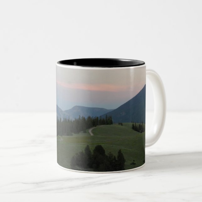 Wege durch die Berge Zweifarbige Tasse (VorderseiteRechts)