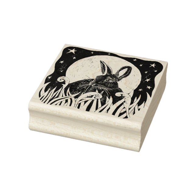 Wegen des Mondes, Kaninchen Gummistempel (Stempel)
