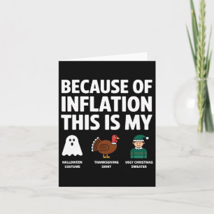 Wegen Inflation Halloween Erntedank Ch Karte