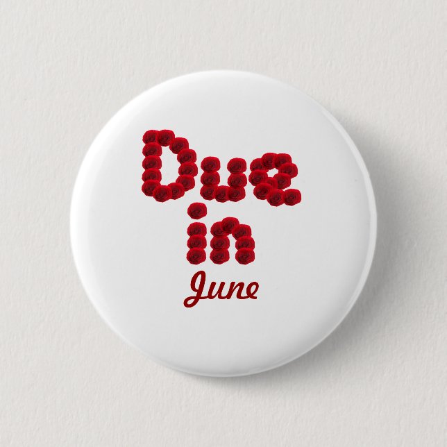 Wegen Juni Button (Vorderseite)