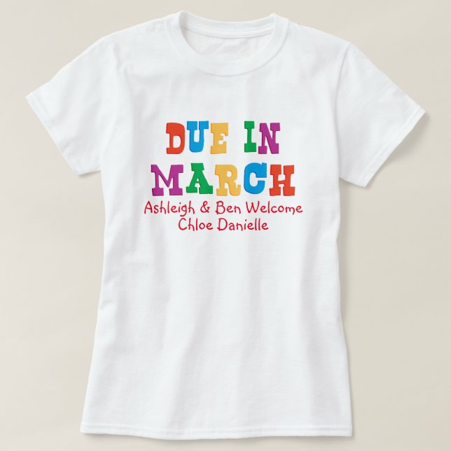 Wegen März T-Shirt (Design vorne)