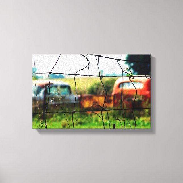 Wegfahren Leinwanddruck (Vorderseite)