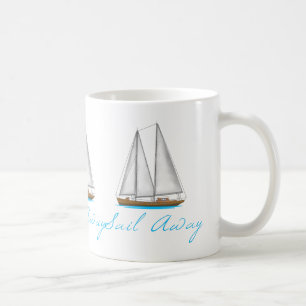 wegsegeln kaffeetasse
