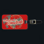 Wegstrecke pour l'aventure red luggage tag gepäckanhänger<br><div class="desc">en route pour l'aventure Französisch Grafik Text Tag bedeutet,  wie Abenteuer. Das hellrote Tag hilft Ihnen,  Ihren Fall leichter zu finden. Passen Sie die Rückseite dieses Tags mit Ihren Namen- und Adressdaten an. Entworfen exklusiv von Sarah Trett.</div>