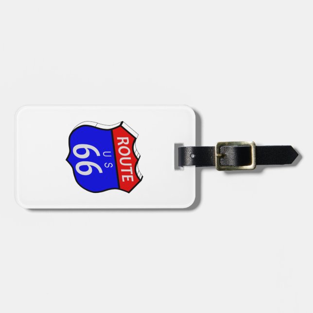 Wegweiser 66 gepäckanhänger (Vorderseite horizontal)