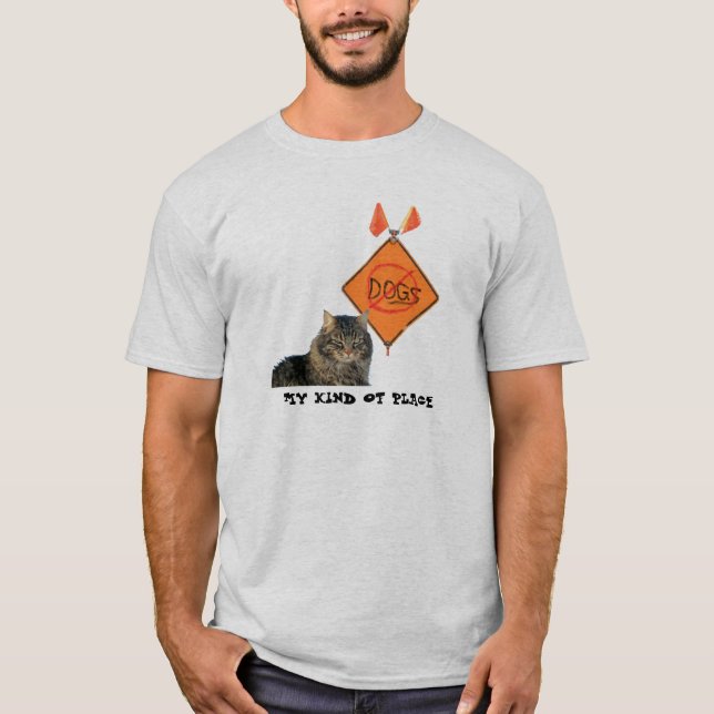 Wegweiser "No Hogs" T-Shirt (Vorderseite)