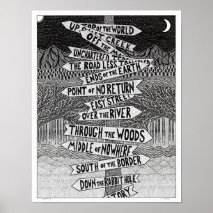 Wegweiser Nr. 2 Poster