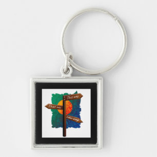 Wegweiser Schlüsselanhänger